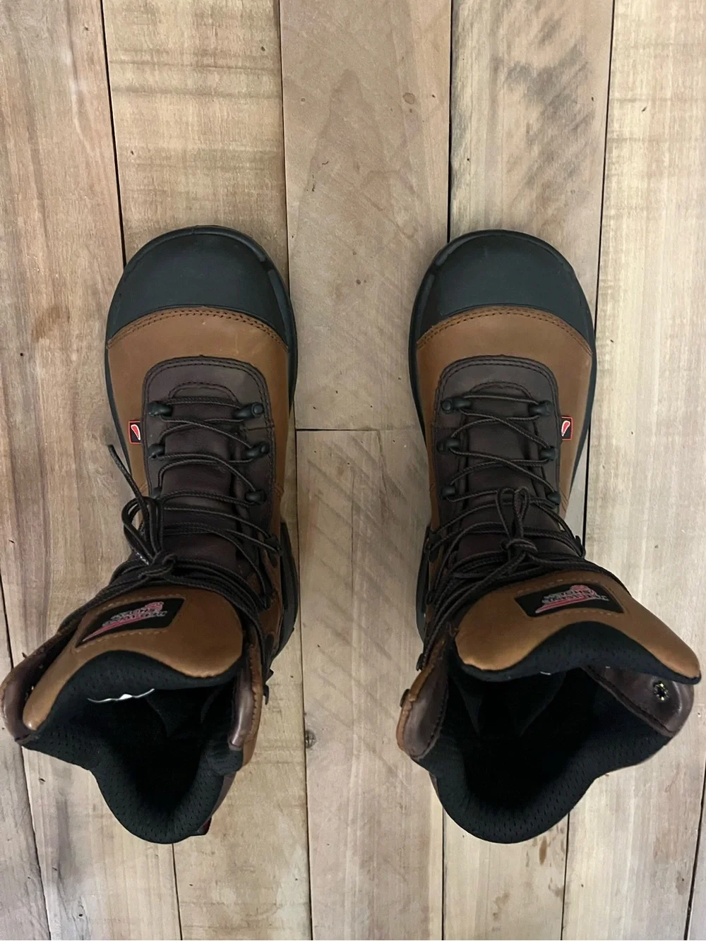 Red Wing 2438 Men’s Brown Leather Waterproof Work Boots Size 7